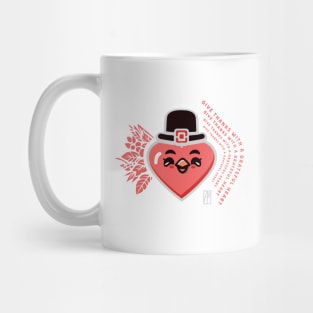 Give thanks with a grateful heart - Happy Thanksgiving Mug